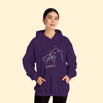 I Do It For The Pussy | FUNDRAISER for Feral At Heart | Hooded Sweatshirt - Detezi Designs-25565375493064827542