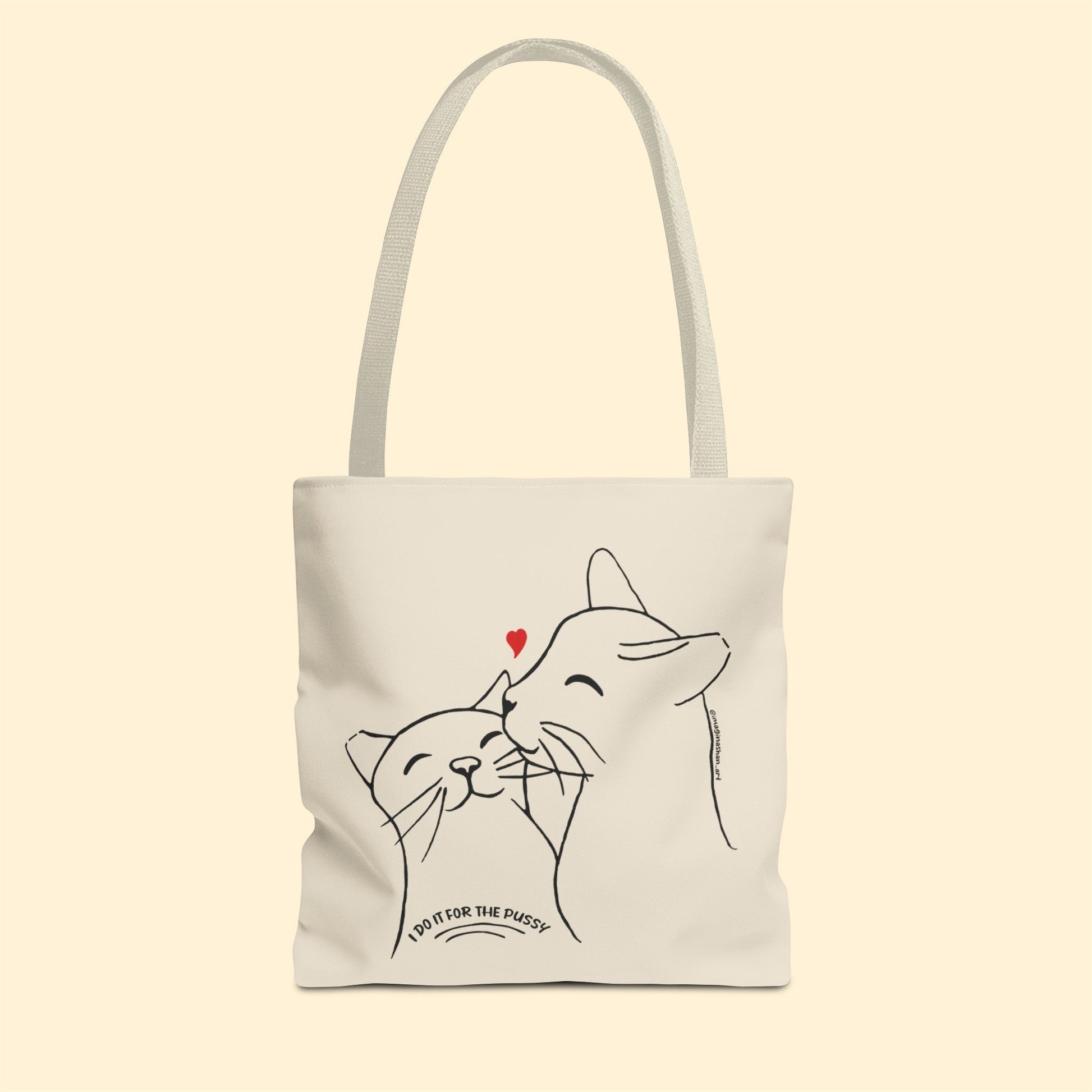 I Do It For The Pussy | FUNDRAISER for Feral At Heart | Tote Bag - Detezi Designs-44964367726569041781