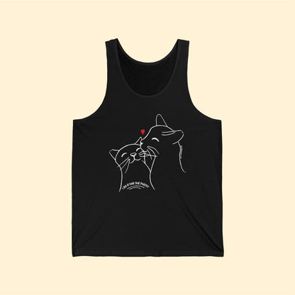 I Do It For The Pussy | FUNDRAISER for Feral at Heart | Unisex Jersey Tank - Detezi Designs-20244068704753076525