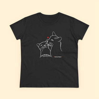 I Do It For The Pussy | FUNDRAISER for Feral At Heart | Women's Midweight Cotton Tee - Detezi Designs - 24667674905249617527