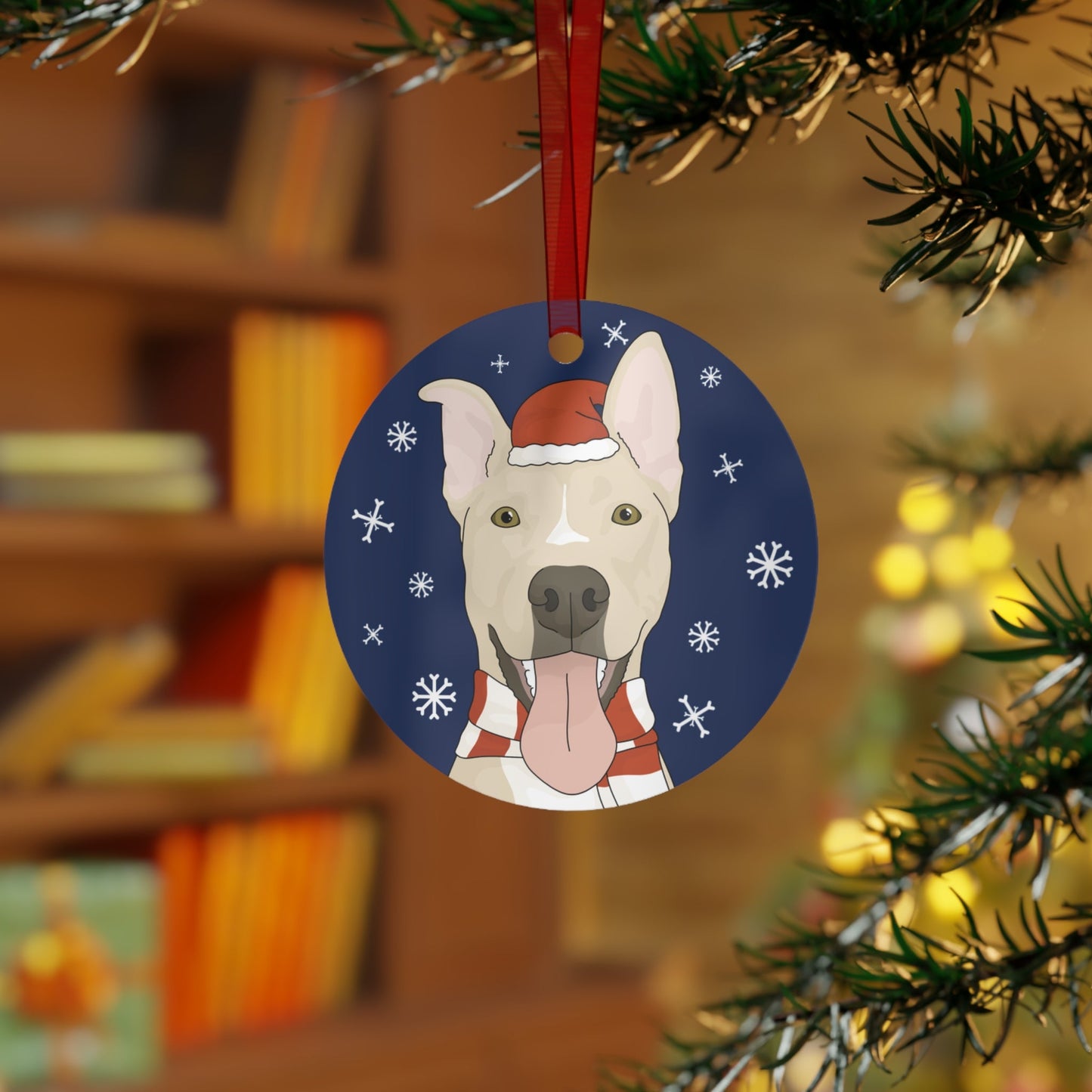 I Heart Dogs Rescue and Animal Haven | FUNDRAISER | 2024 Holiday Ornament - Detezi Designs - 12466030936034638852