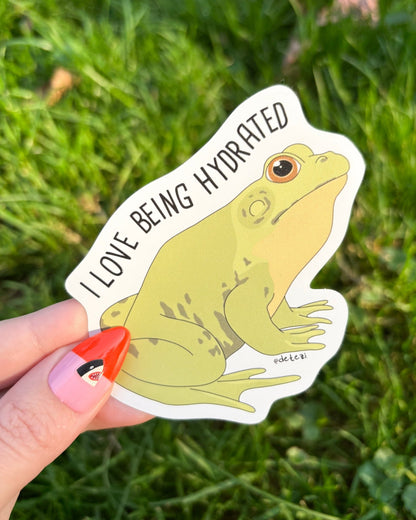 I Love Being Hydrated | Vinyl Sticker - Detezi Designs-
