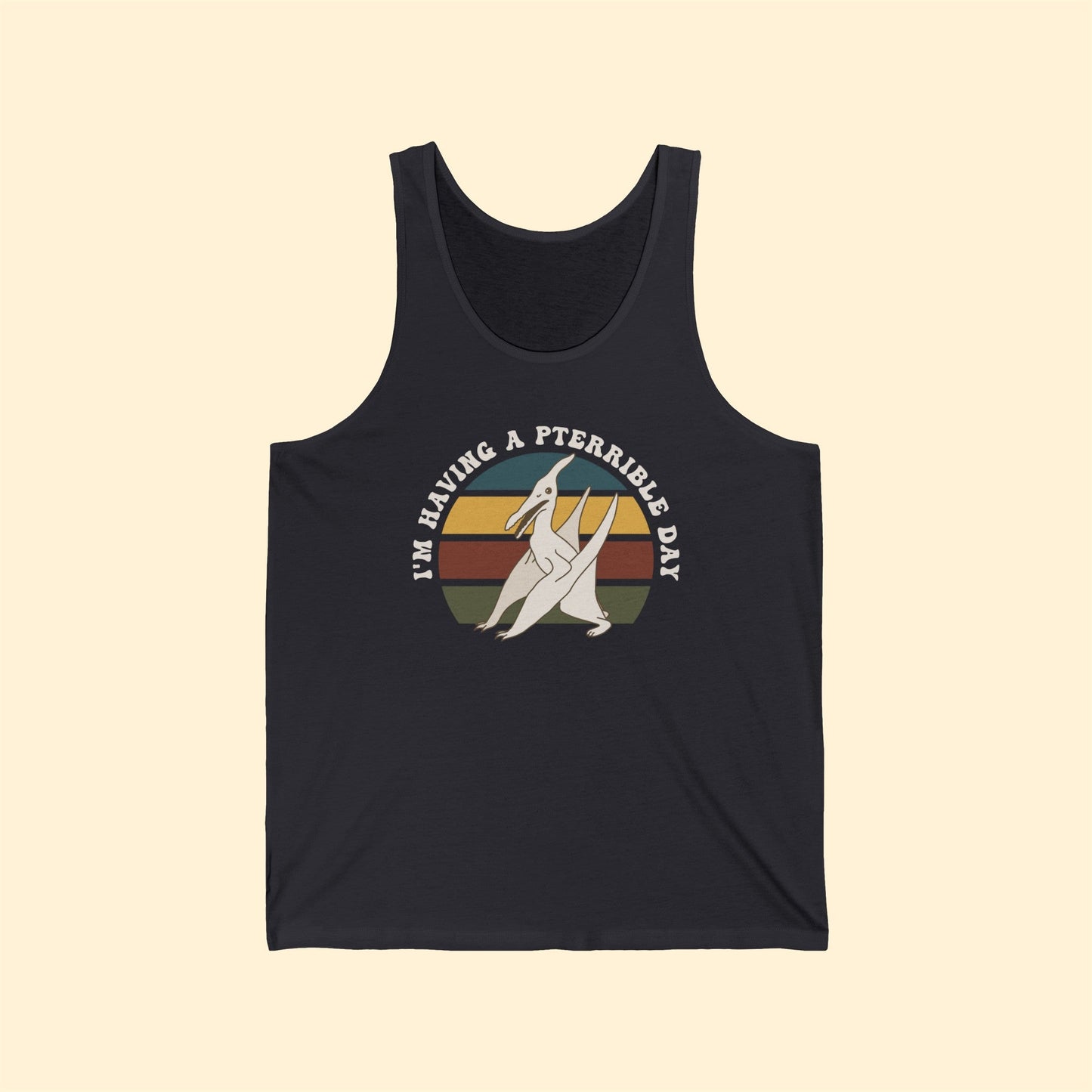 I'm Having A Pterrible Day | Unisex Tank - Detezi Designs-13936196624255656648