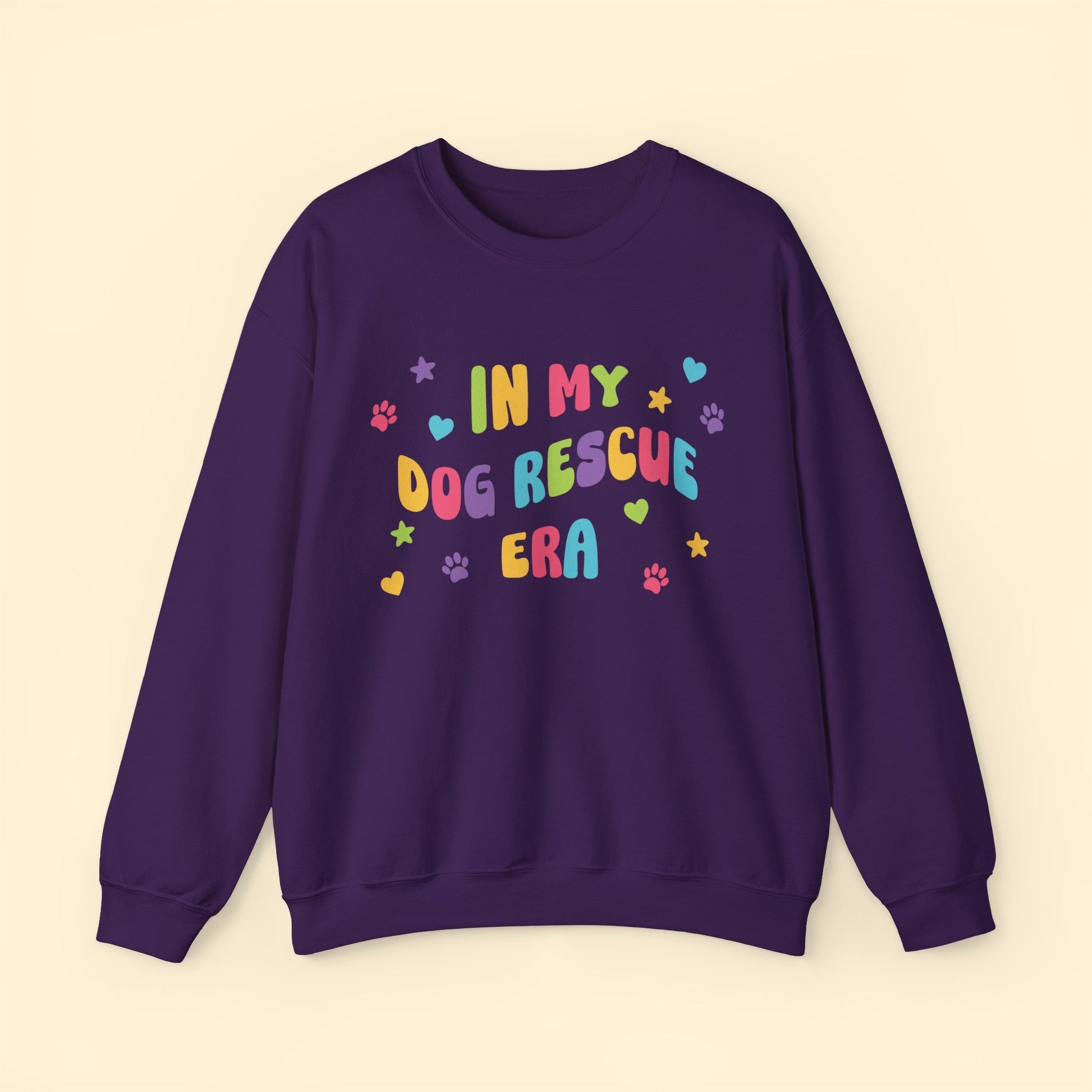 In My Dog Rescue Era | Crewneck Sweatshirt - Detezi Designs-14510386293855354396