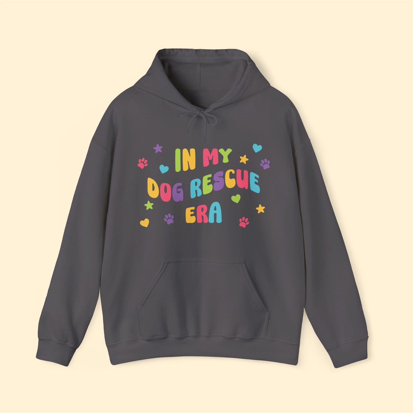 In My Dog Rescue Era | Hooded Sweatshirt - Detezi Designs-85787216729517087327