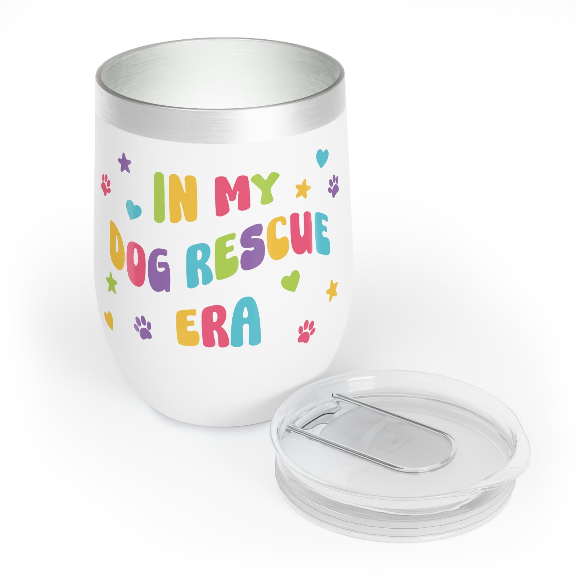 In My Dog Rescue Era | Wine Tumbler - Detezi Designs-29821130540031828287