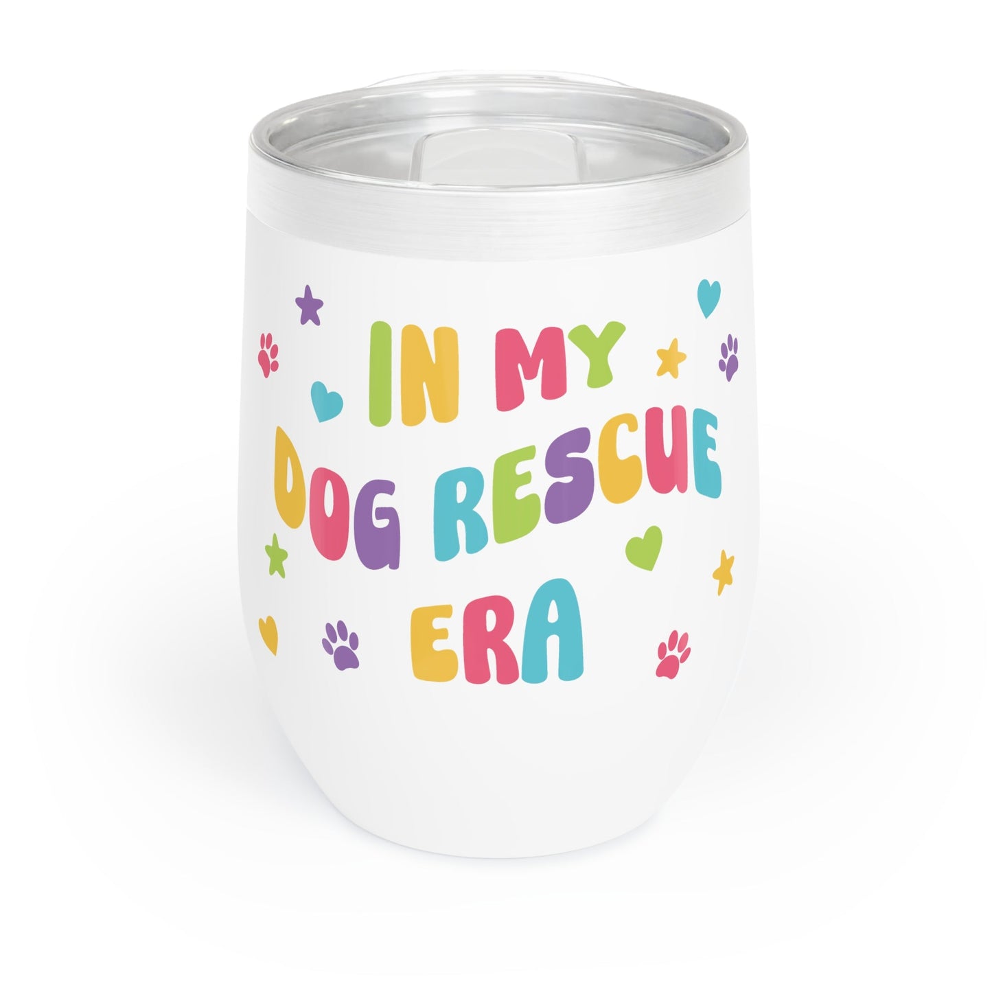 In My Dog Rescue Era | Wine Tumbler - Detezi Designs-29821130540031828287