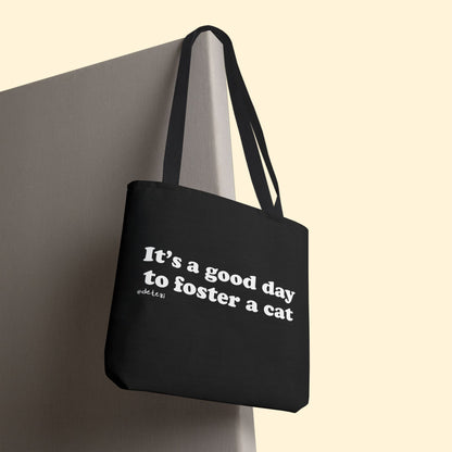 It's A Good Day To Foster A Cat | Tote Bag - Detezi Designs - 24292620416120246095
