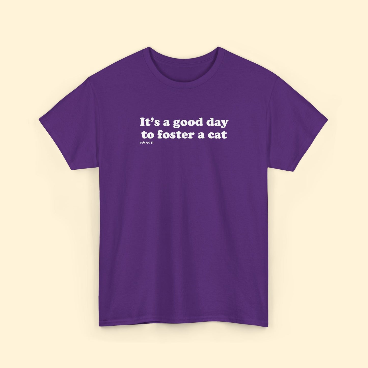 It's A Good Day To Foster A Cat | Unisex Tee - Detezi Designs - 87882829185194468980