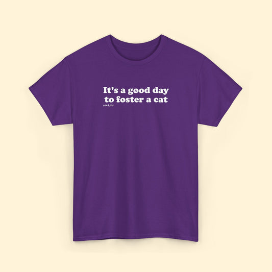 It's A Good Day To Foster A Cat | Unisex Tee - Detezi Designs - 87882829185194468980