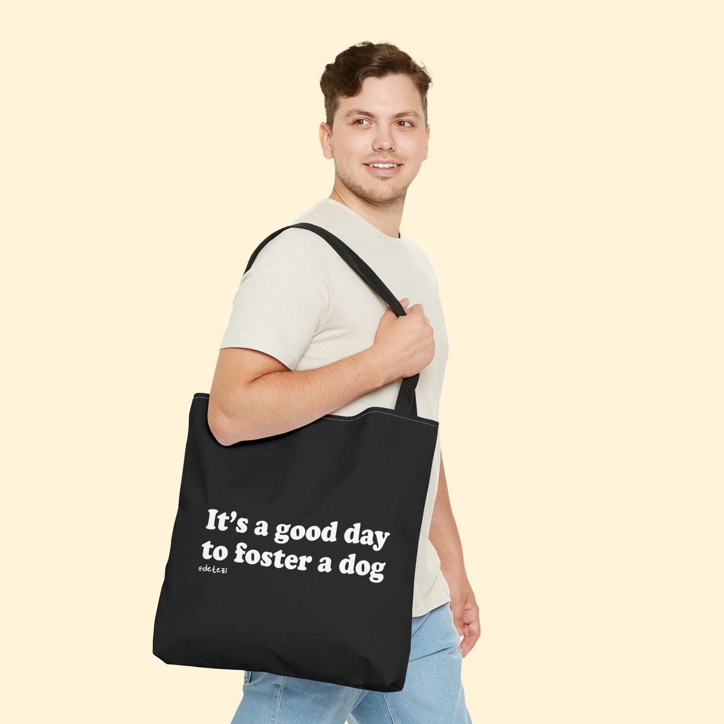 It's A Good Day To Foster A Dog | Tote Bag - Detezi Designs - 14562699155484018268