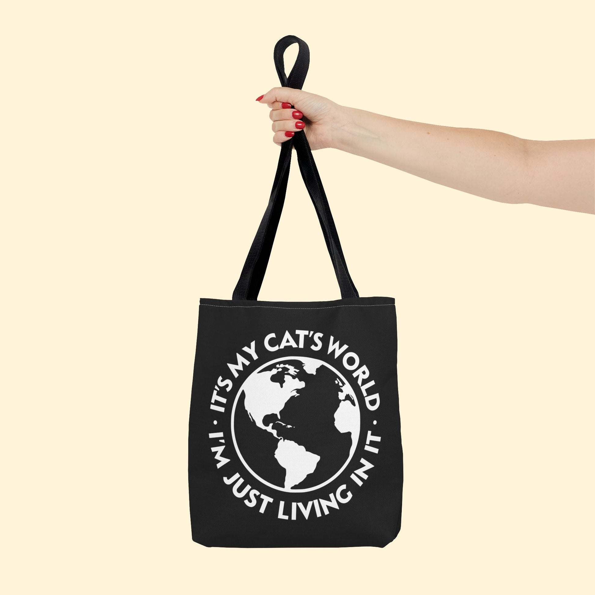 It's My Cat's World | Tote Bag - Detezi Designs - 12164625359091897383