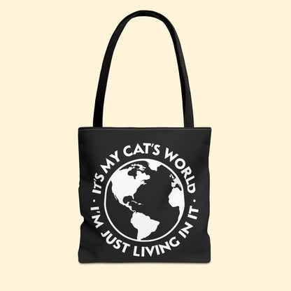 It's My Cat's World | Tote Bag - Detezi Designs - 33547174787336208918