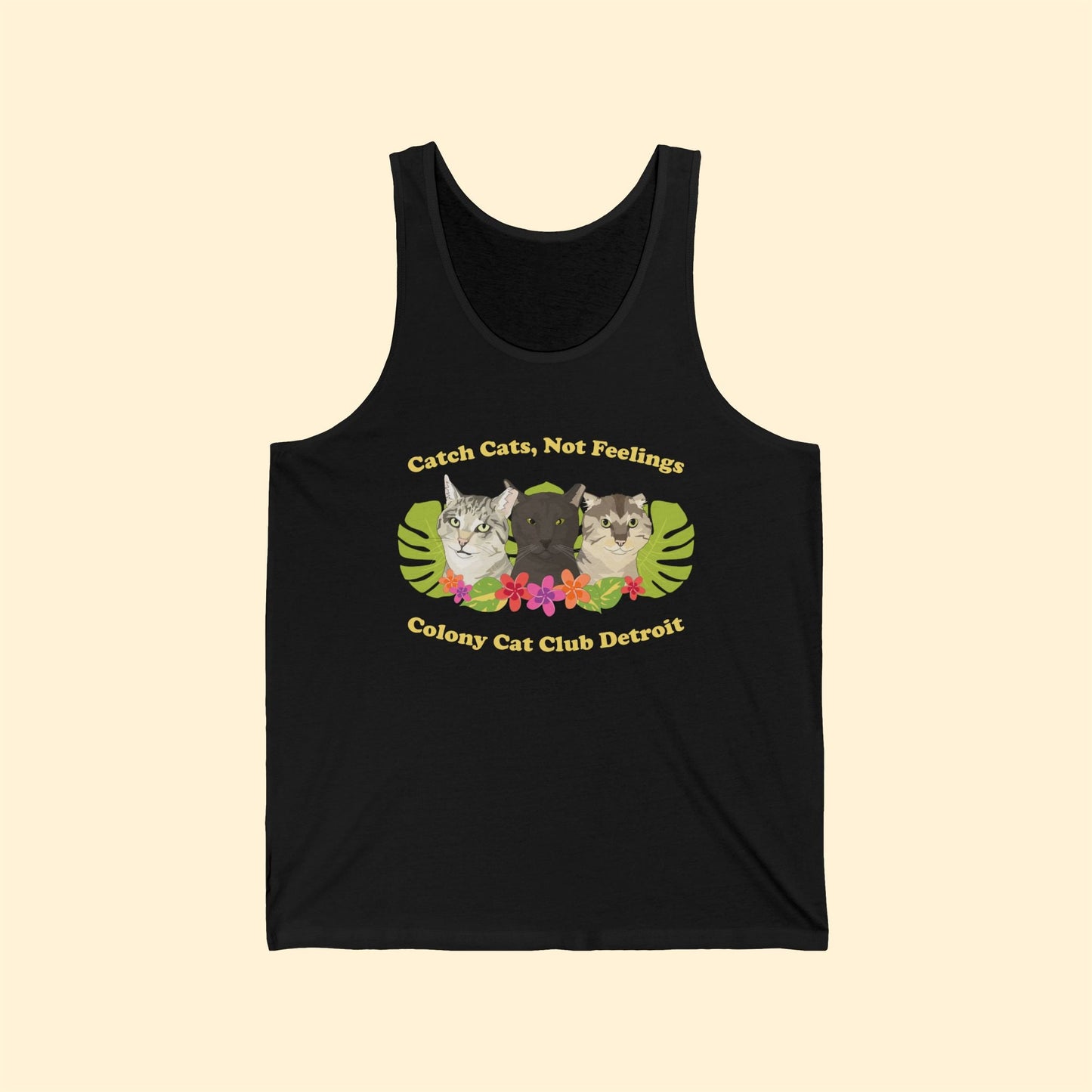 Jersey Tank Top | FUNDRAISER | Colony Cat Club - Detezi Designs - 11594509137751460740