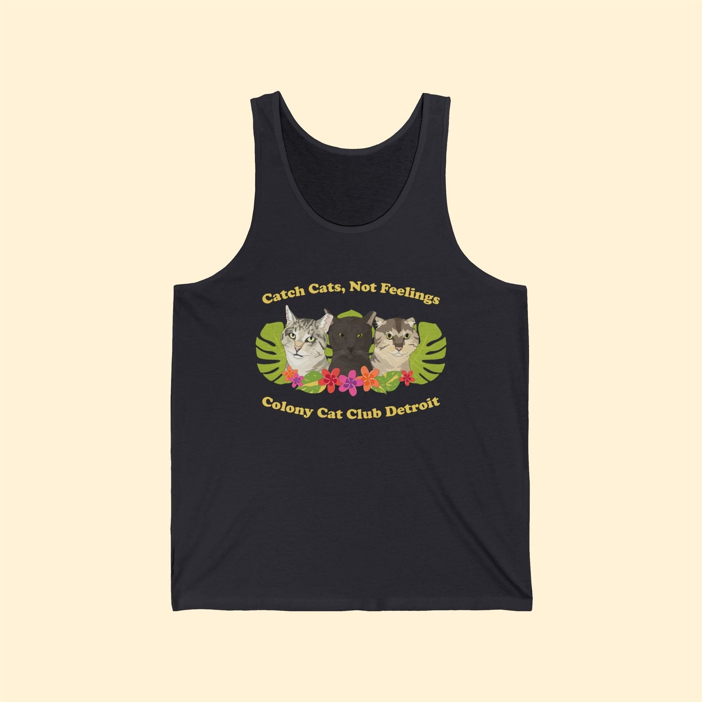 Jersey Tank Top | FUNDRAISER | Colony Cat Club - Detezi Designs - 11594509137751460740