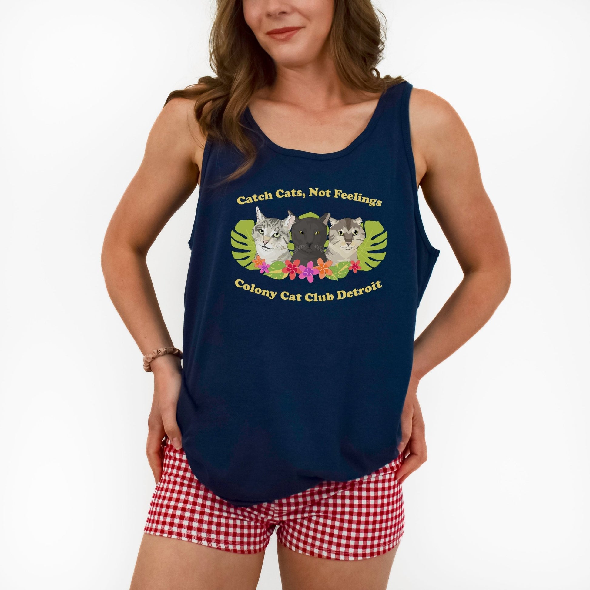 Jersey Tank Top | FUNDRAISER | Colony Cat Club - Detezi Designs - 30472729178760738135