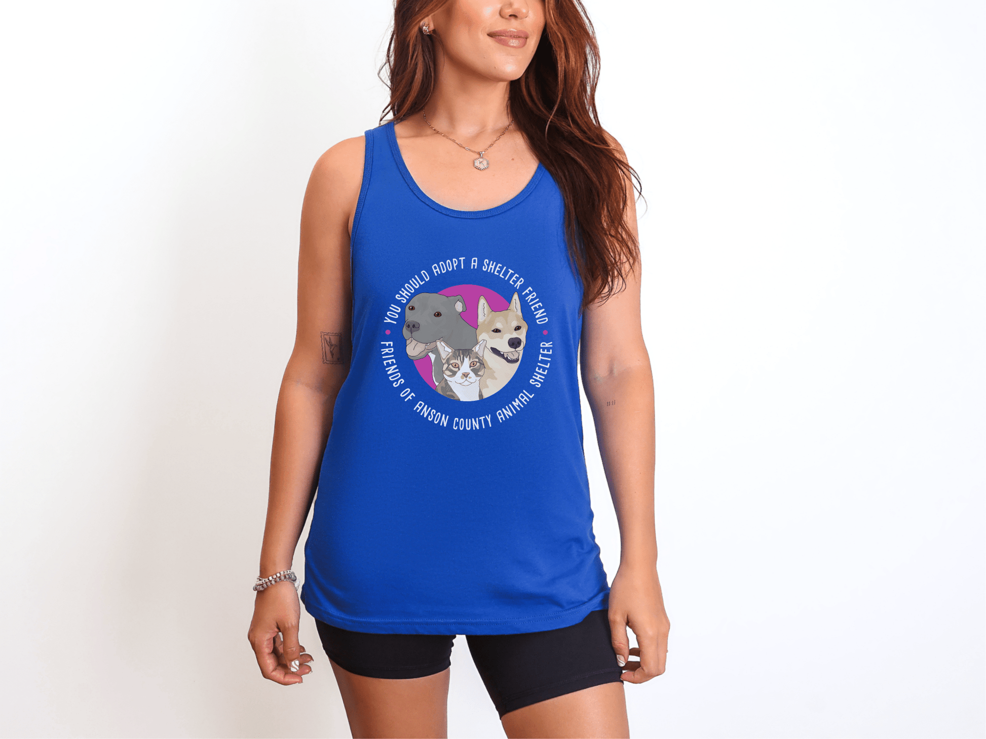 Jersey Tank Top | FUNDRAISER | Friends of Anson County Animal Shelter - Detezi Designs - 19983818165495907251