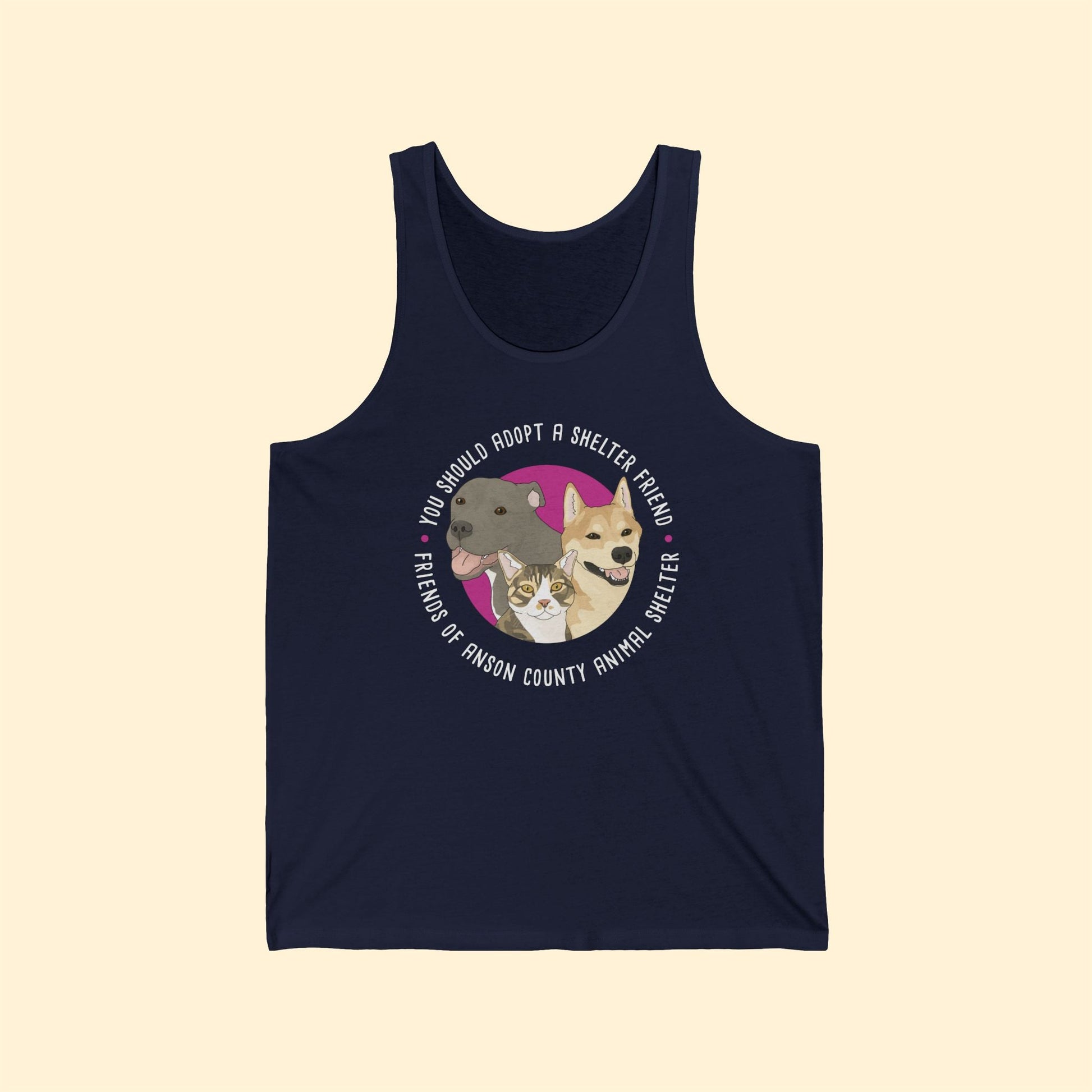 Jersey Tank Top | FUNDRAISER | Friends of Anson County Animal Shelter - Detezi Designs - 19983818165495907251
