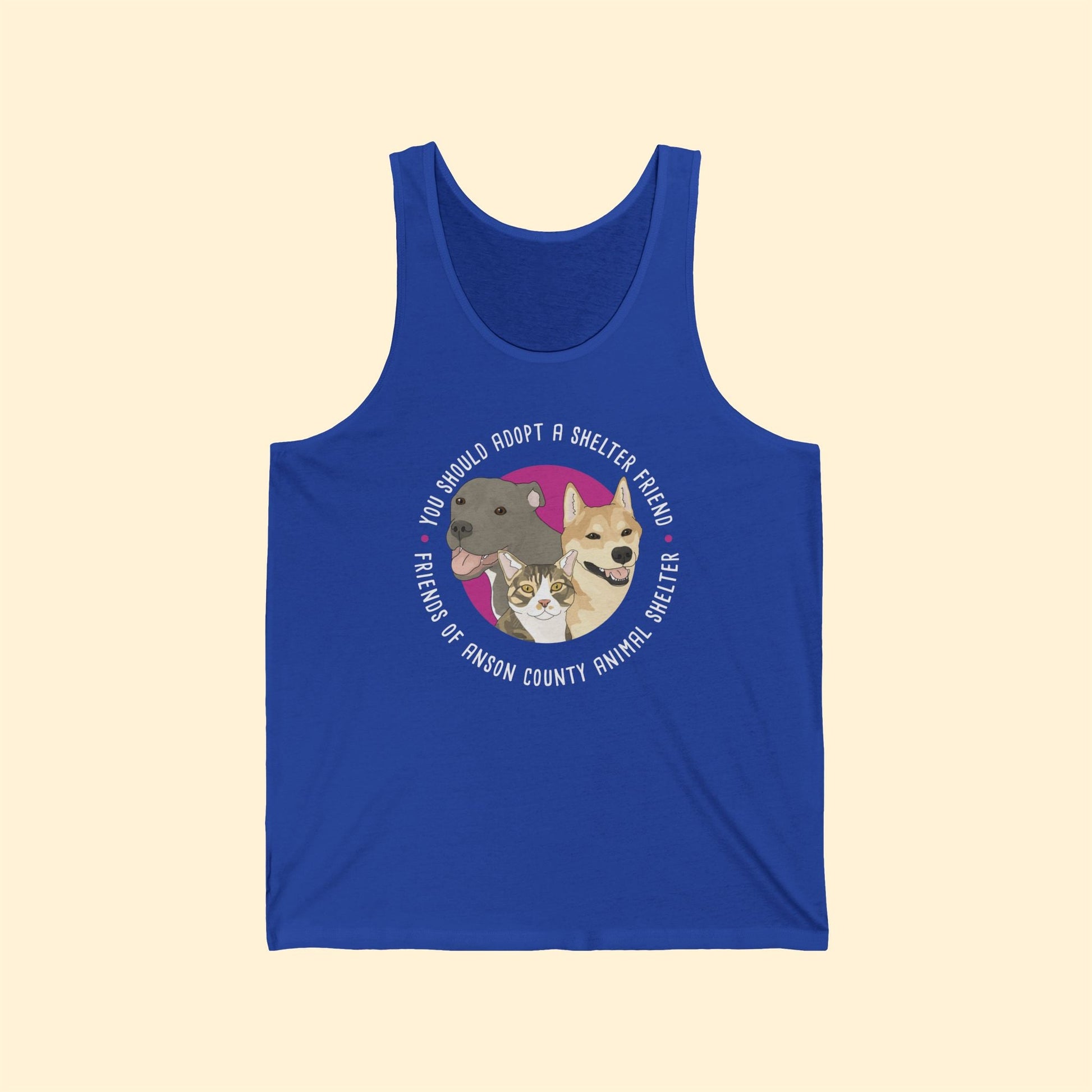 Jersey Tank Top | FUNDRAISER | Friends of Anson County Animal Shelter - Detezi Designs - 22077123881319126039
