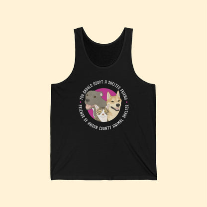 Jersey Tank Top | FUNDRAISER | Friends of Anson County Animal Shelter - Detezi Designs - 30666794234231810299