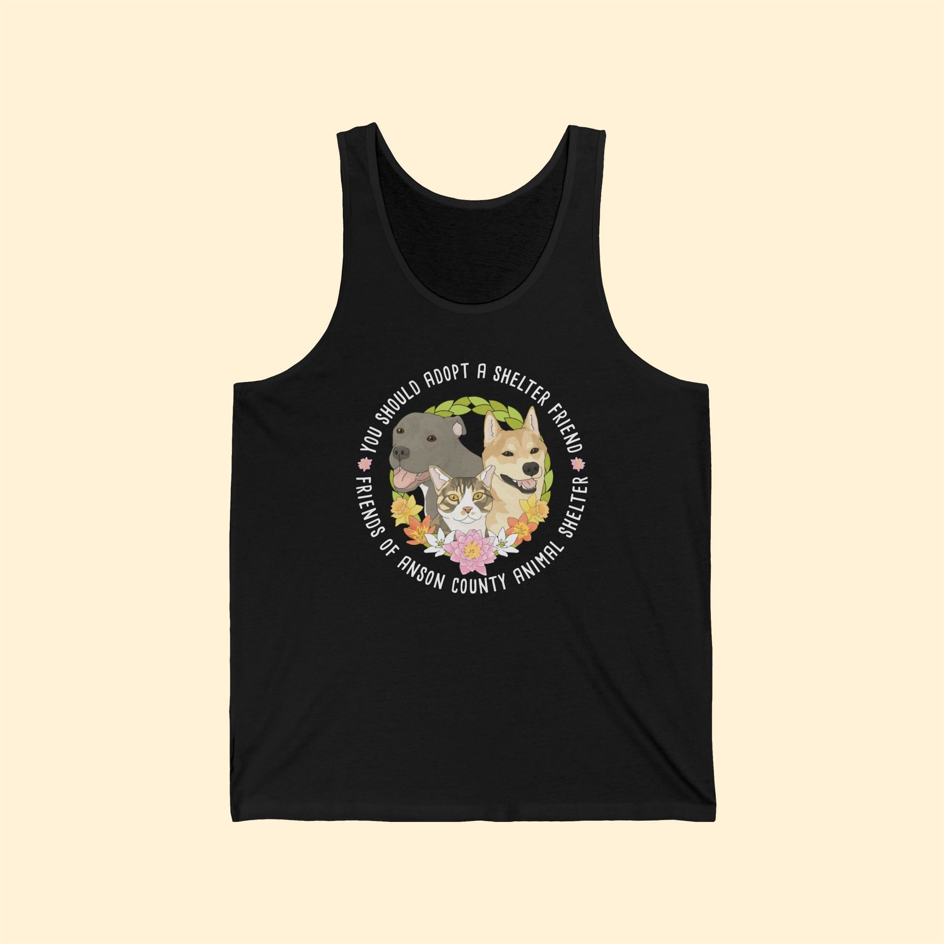 Jersey Tank Top | FUNDRAISER | Friends of Anson County Animal Shelter | Spring - Detezi Designs - 26201451941880019081