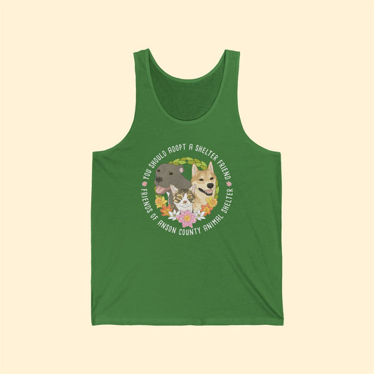 Jersey Tank Top | FUNDRAISER | Friends of Anson County Animal Shelter | Spring - Detezi Designs - 27187695606331957573