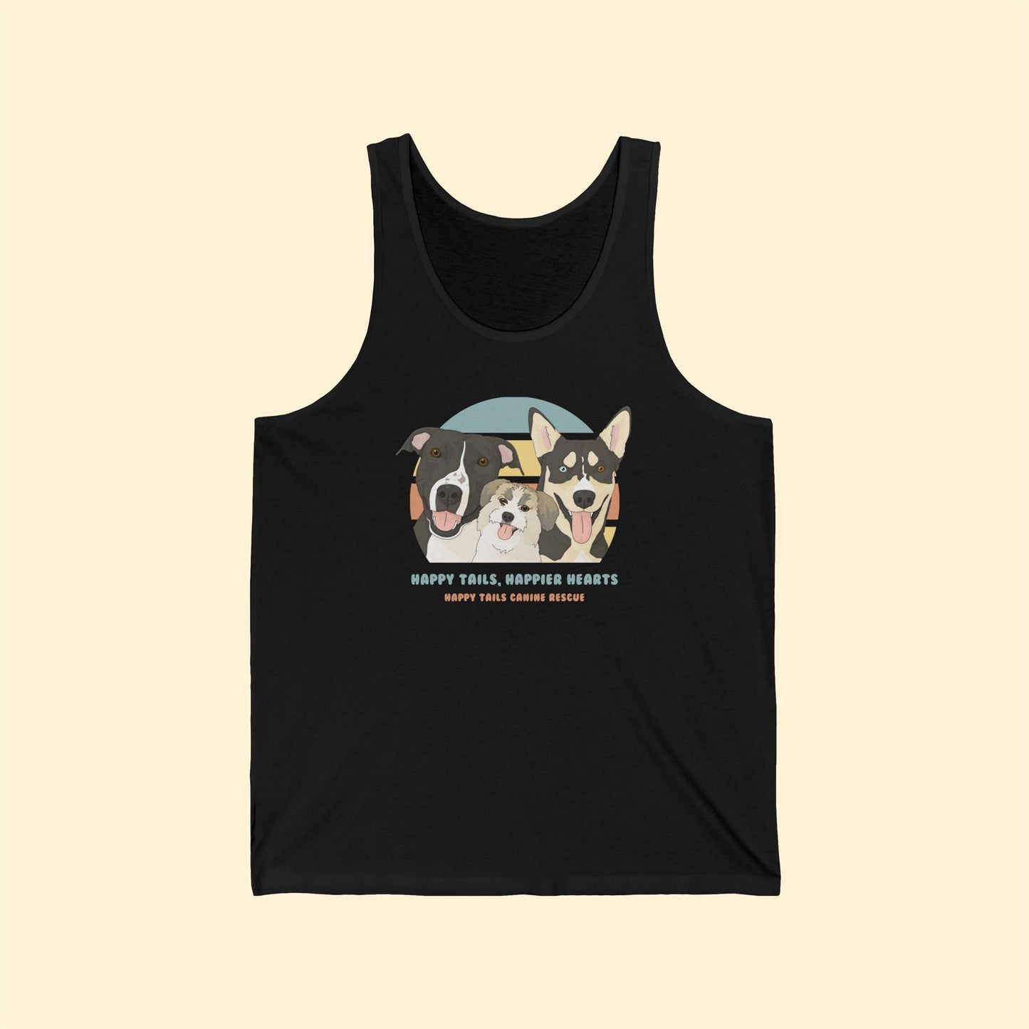 Jersey Tank Top | FUNDRAISER | Happy Tails Canine Rescue - Detezi Designs-13868422044661999848