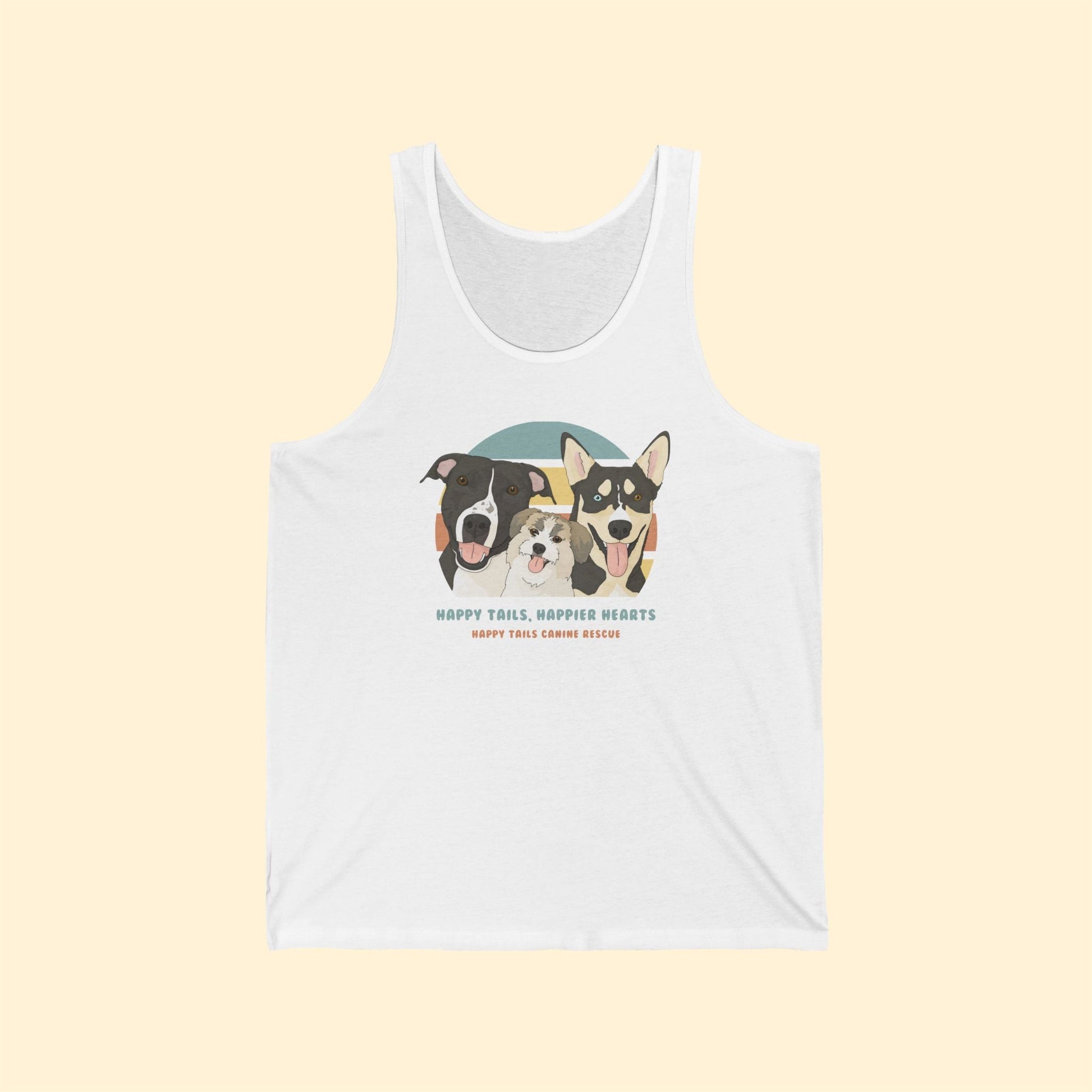 Jersey Tank Top | FUNDRAISER | Happy Tails Canine Rescue - Detezi Designs-14486448907630007141