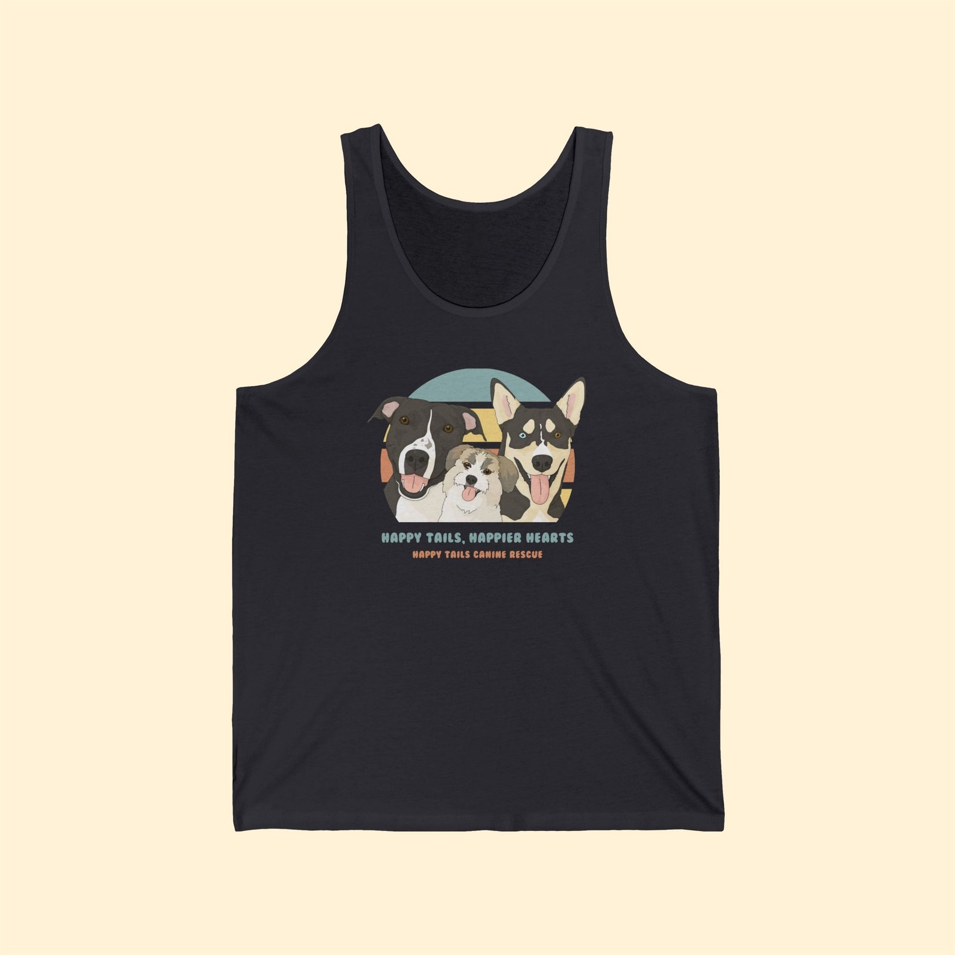 Jersey Tank Top | FUNDRAISER | Happy Tails Canine Rescue - Detezi Designs-32741937150903666751