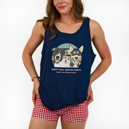 Jersey Tank Top | FUNDRAISER | Happy Tails Canine Rescue - Detezi Designs-39830348532061602080