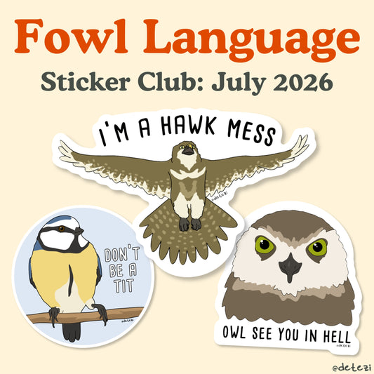 Sticker Club: Monthly Subscription
