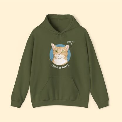 Just The Tip | FUNDRAISER for Feral At Heart | Hooded Sweatshirt - Detezi Designs-16440529883347486300