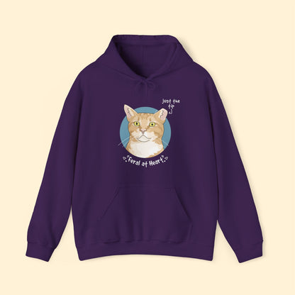 Just The Tip | FUNDRAISER for Feral At Heart | Hooded Sweatshirt - Detezi Designs - 20022294332616015120
