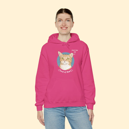 Just The Tip | FUNDRAISER for Feral At Heart | Hooded Sweatshirt - Detezi Designs-33014691919054296064