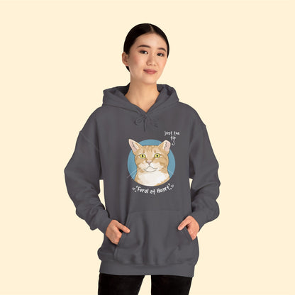 Just The Tip | FUNDRAISER for Feral At Heart | Hooded Sweatshirt - Detezi Designs-33014691919054296064