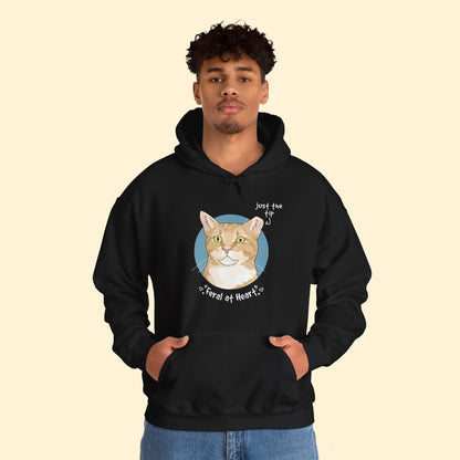 Just The Tip | FUNDRAISER for Feral At Heart | Hooded Sweatshirt - Detezi Designs-33014691919054296064