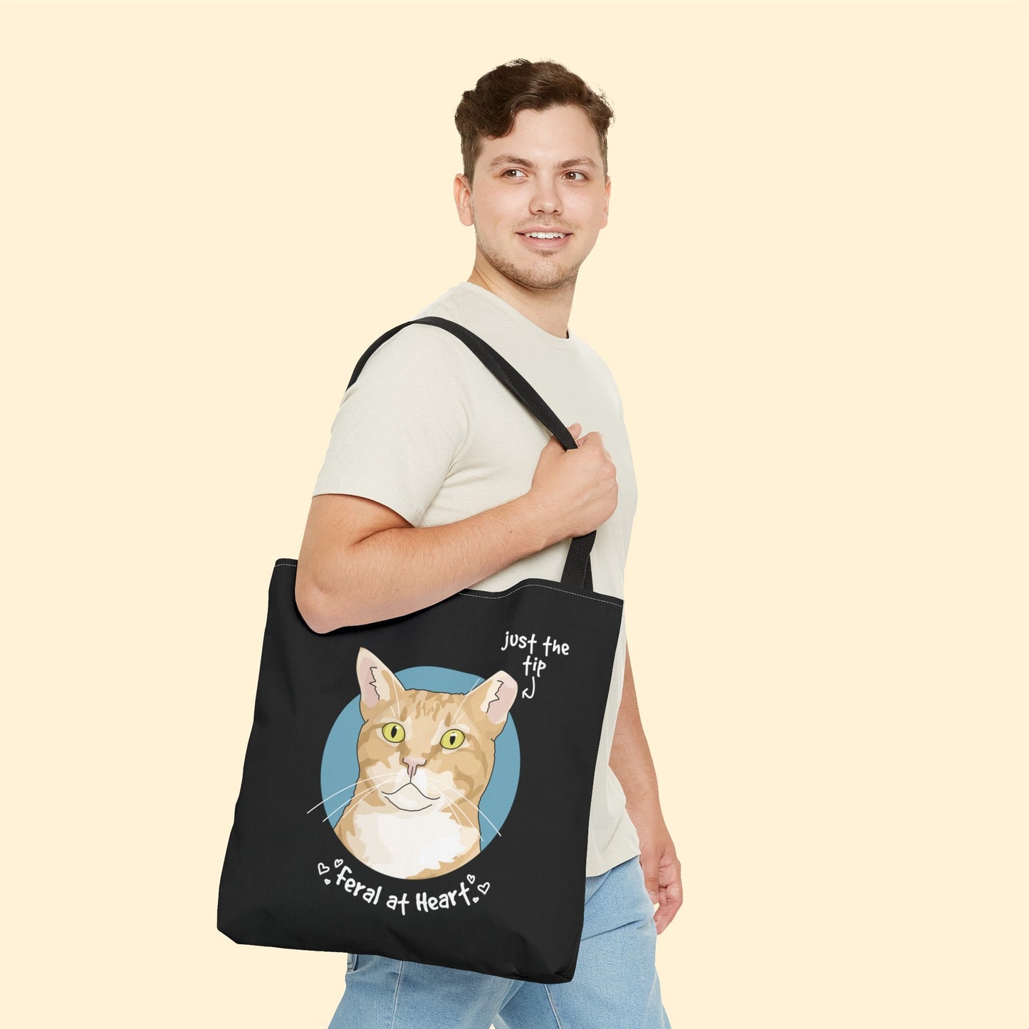 Just The Tip | FUNDRAISER for Feral At Heart | Tote Bag - Detezi Designs-19486846167592550593