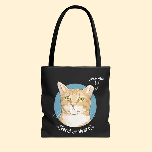Just The Tip | FUNDRAISER for Feral At Heart | Tote Bag - Detezi Designs - 19486846167592550593