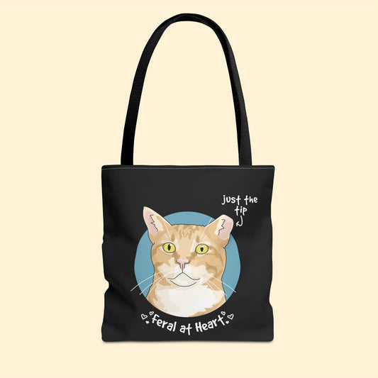 Just The Tip | FUNDRAISER for Feral At Heart | Tote Bag - Detezi Designs-19486846167592550593