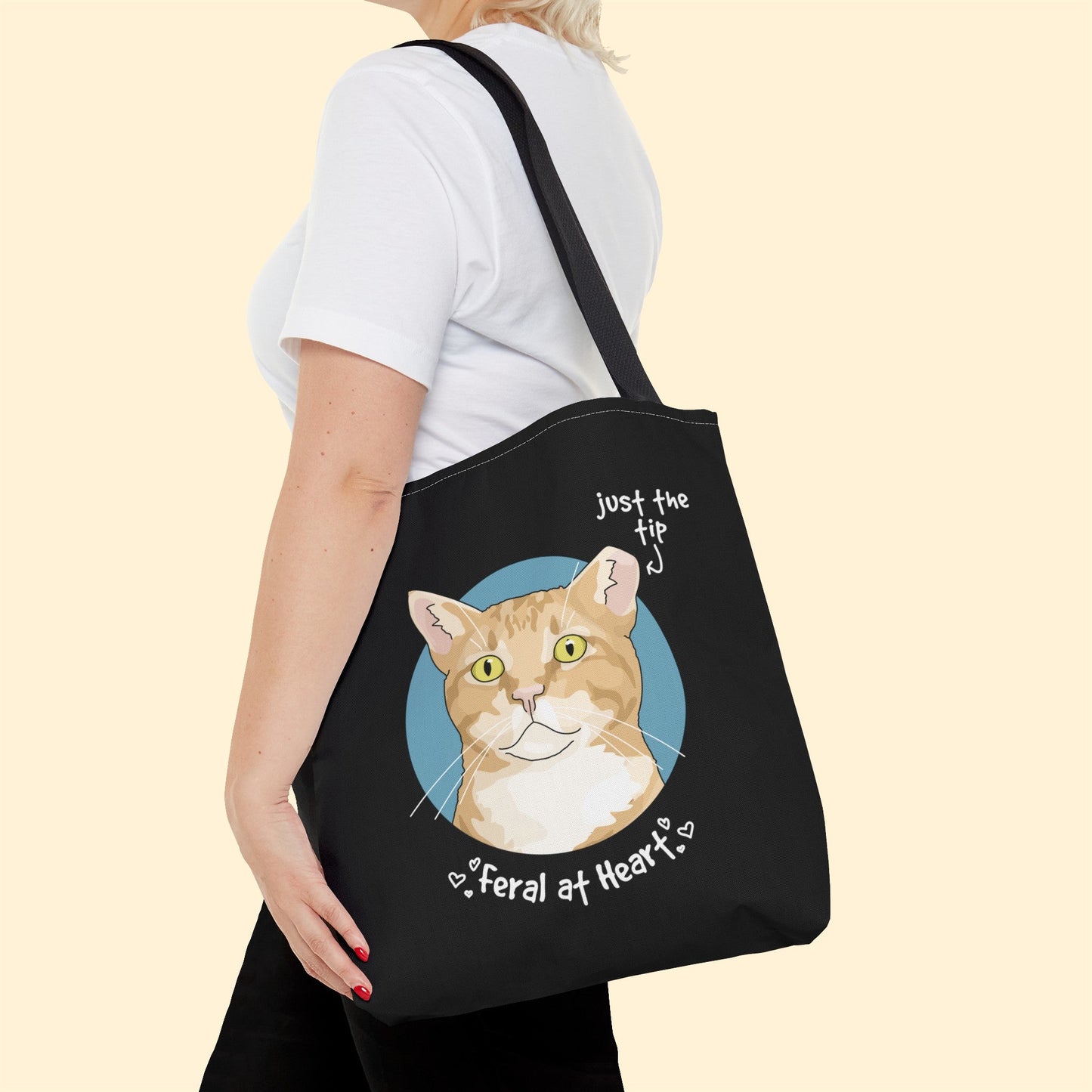 Just The Tip | FUNDRAISER for Feral At Heart | Tote Bag - Detezi Designs-19486846167592550593