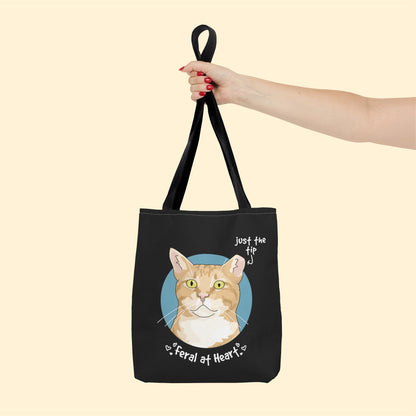 Just The Tip | FUNDRAISER for Feral At Heart | Tote Bag - Detezi Designs-19486846167592550593