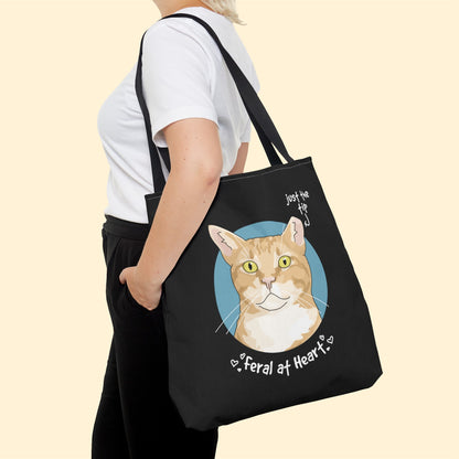 Just The Tip | FUNDRAISER for Feral At Heart | Tote Bag - Detezi Designs-19486846167592550593