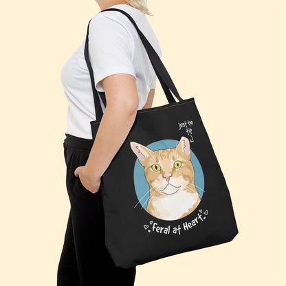 Just The Tip | FUNDRAISER for Feral At Heart | Tote Bag - Detezi Designs - 65655082656341586786