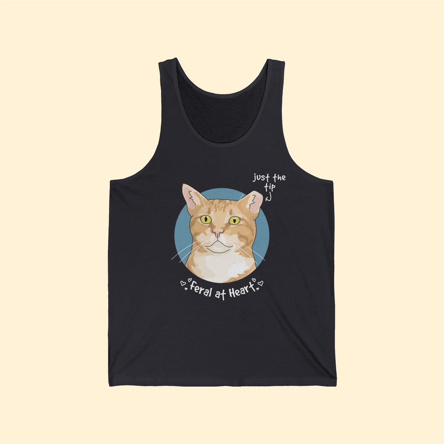 Just The Tip | FUNDRAISER for Feral at Heart | Unisex Jersey Tank - Detezi Designs-12062920959021218224