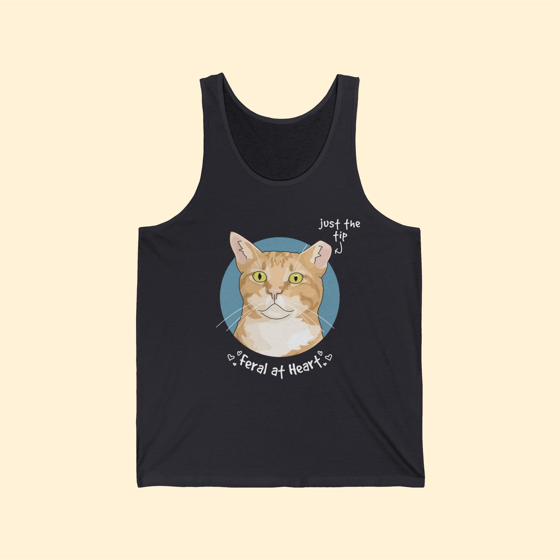 Just The Tip | FUNDRAISER for Feral at Heart | Unisex Jersey Tank - Detezi Designs-12062920959021218224