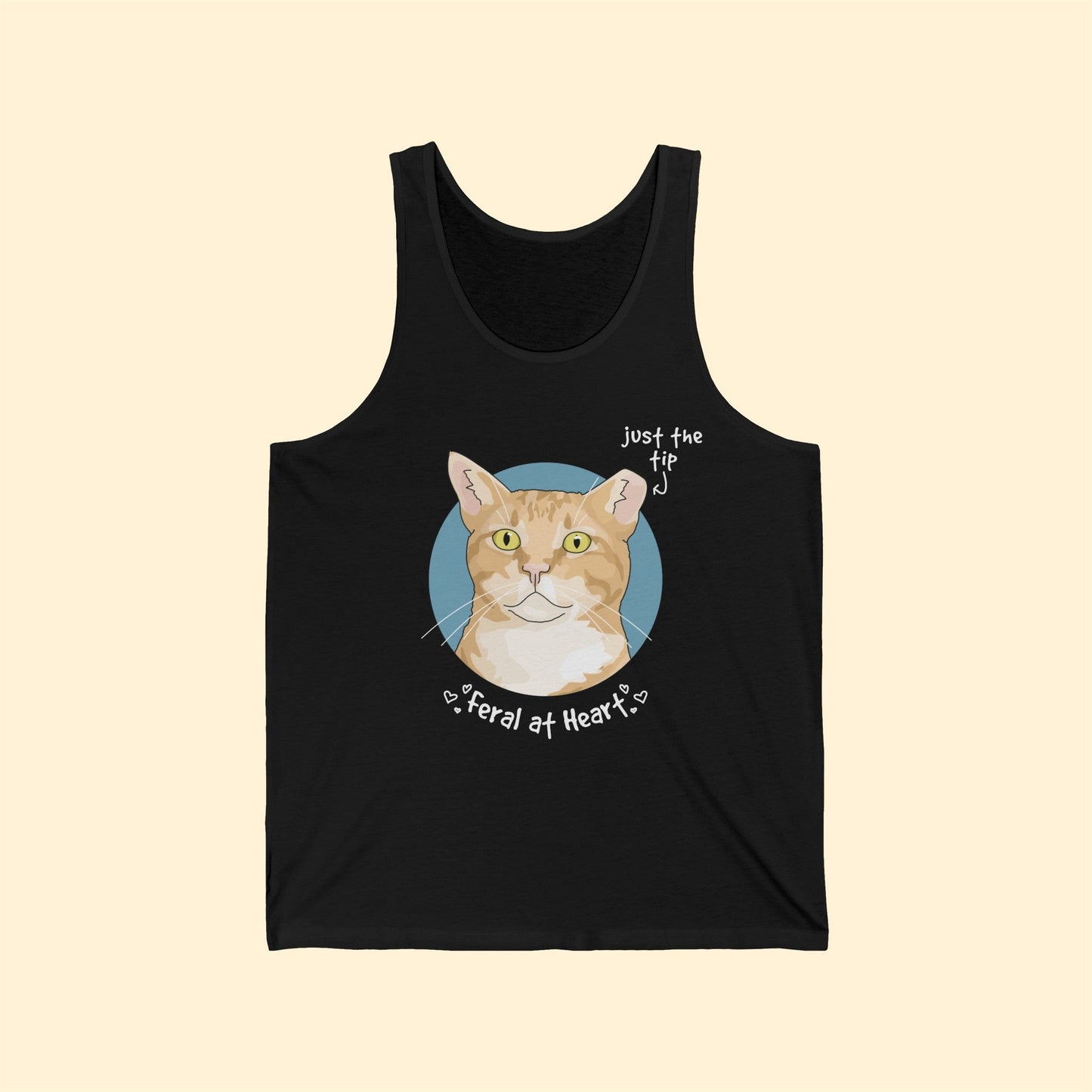 Just The Tip | FUNDRAISER for Feral at Heart | Unisex Jersey Tank - Detezi Designs-13075127713768418404