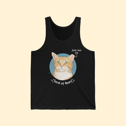 Just The Tip | FUNDRAISER for Feral at Heart | Unisex Jersey Tank - Detezi Designs-13075127713768418404