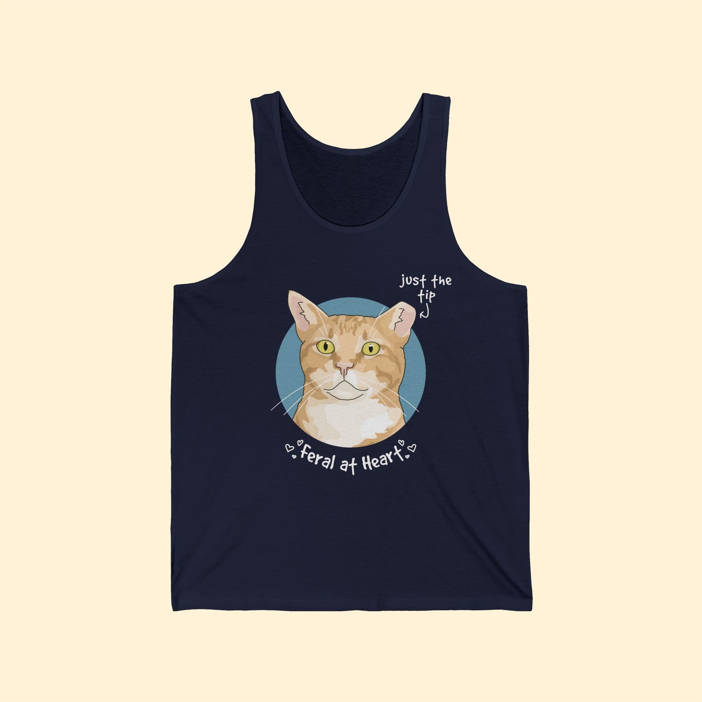 Just The Tip | FUNDRAISER for Feral at Heart | Unisex Jersey Tank - Detezi Designs-66699731441452691233