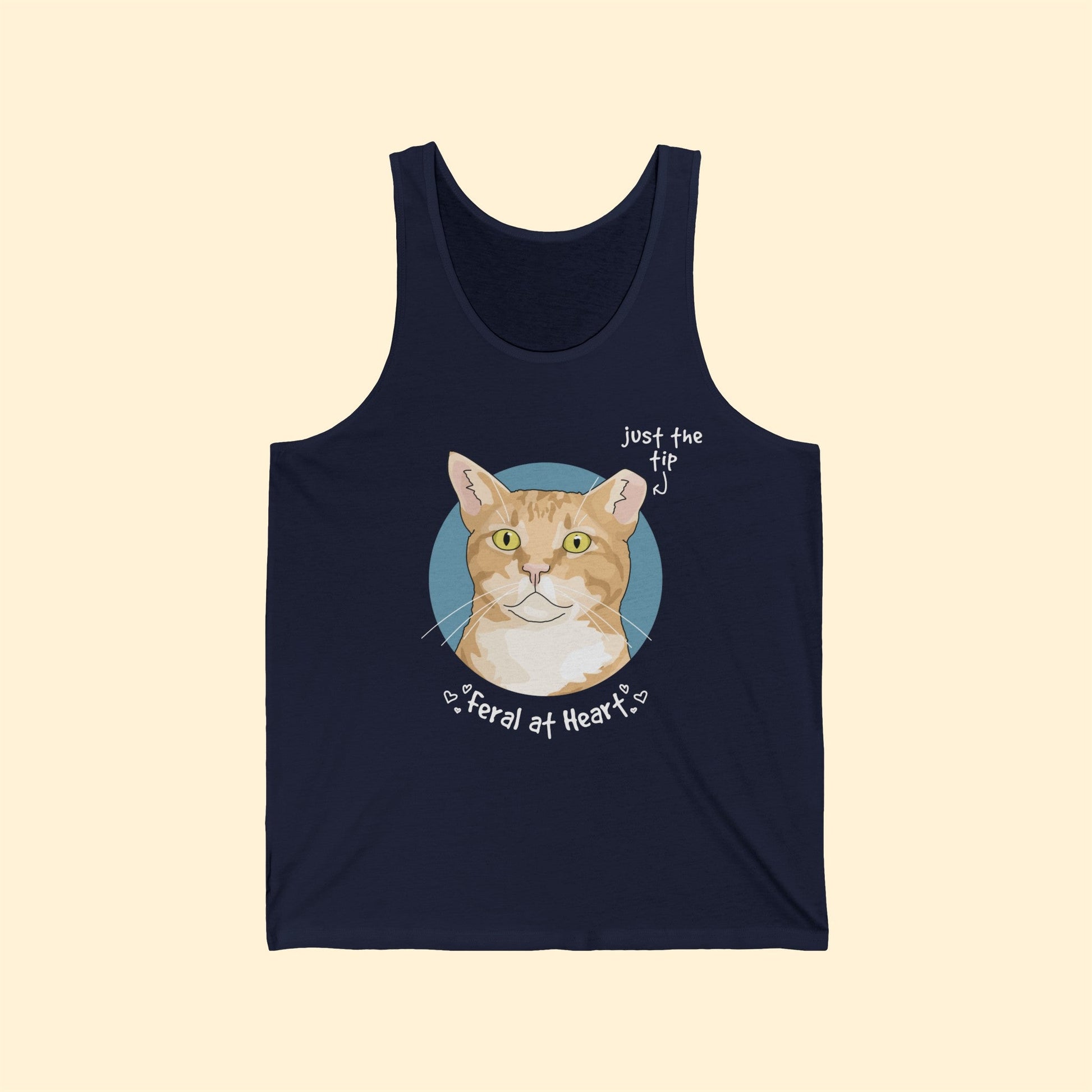 Just The Tip | FUNDRAISER for Feral at Heart | Unisex Jersey Tank - Detezi Designs-66699731441452691233