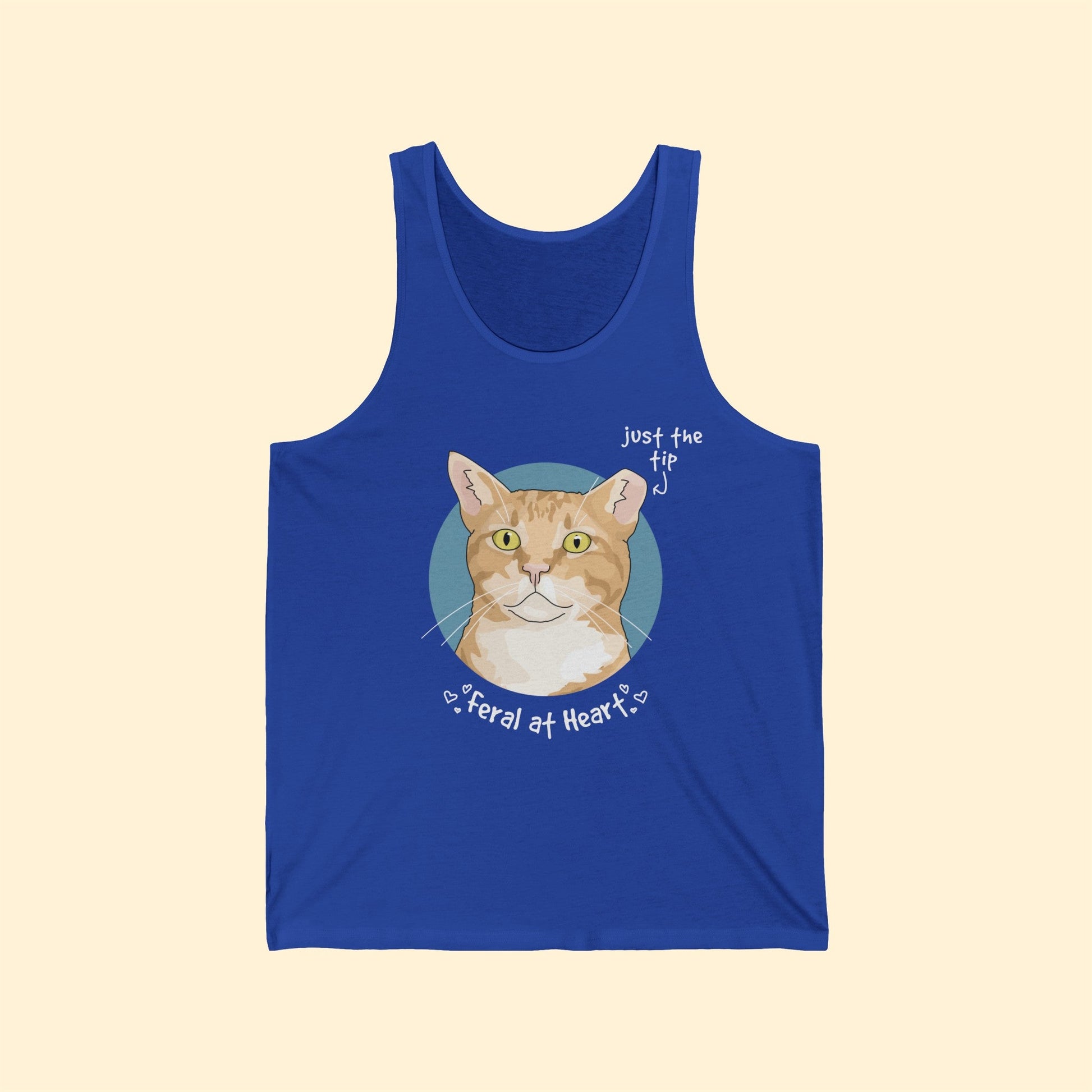 Just The Tip | FUNDRAISER for Feral at Heart | Unisex Jersey Tank - Detezi Designs-92779751623745170979